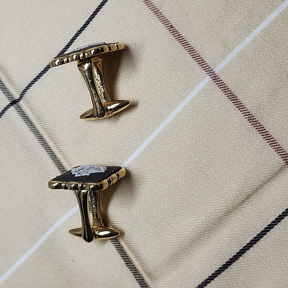 Wedgwood cufflinks black Jasper ⚫️ - Picture 5 of 10